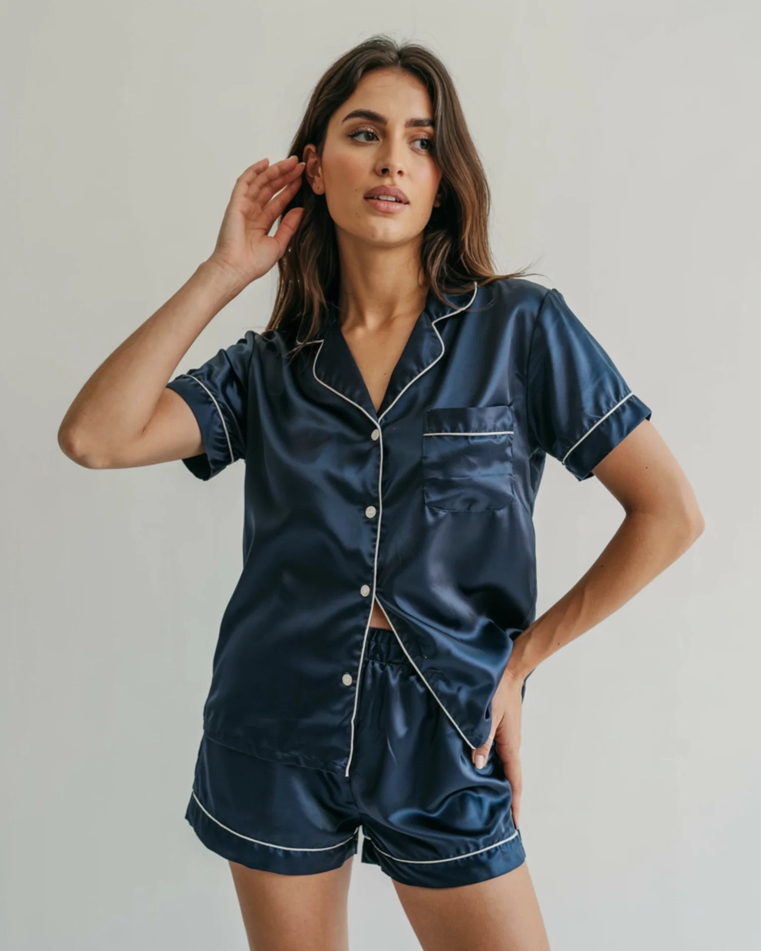 Short Premium Silk Pyjama
