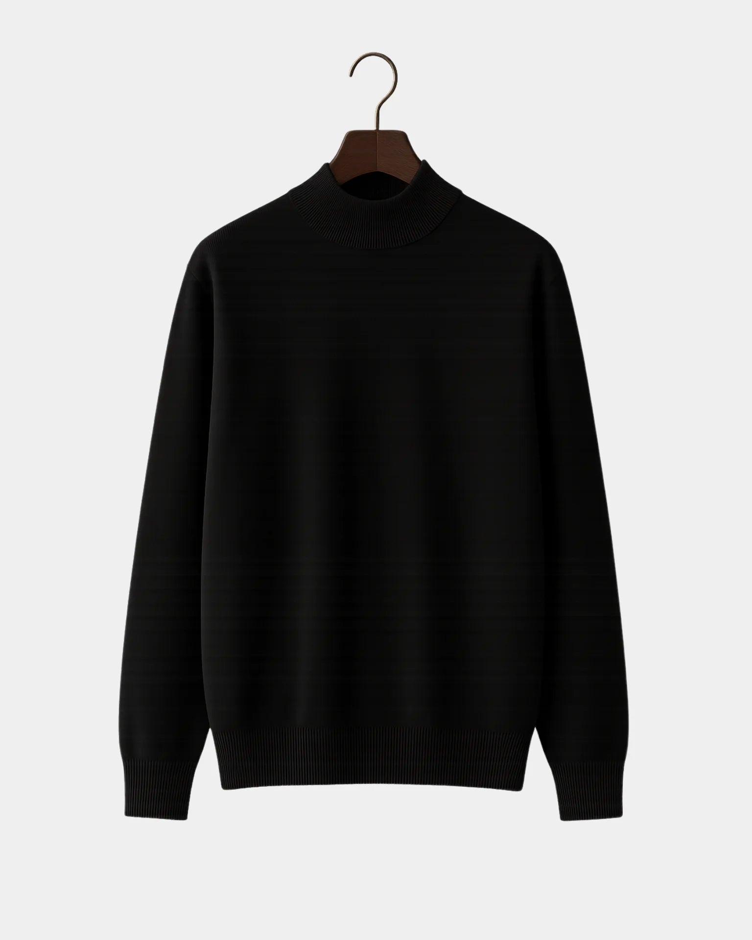 Roberto High Neck Sweatshirt - Black