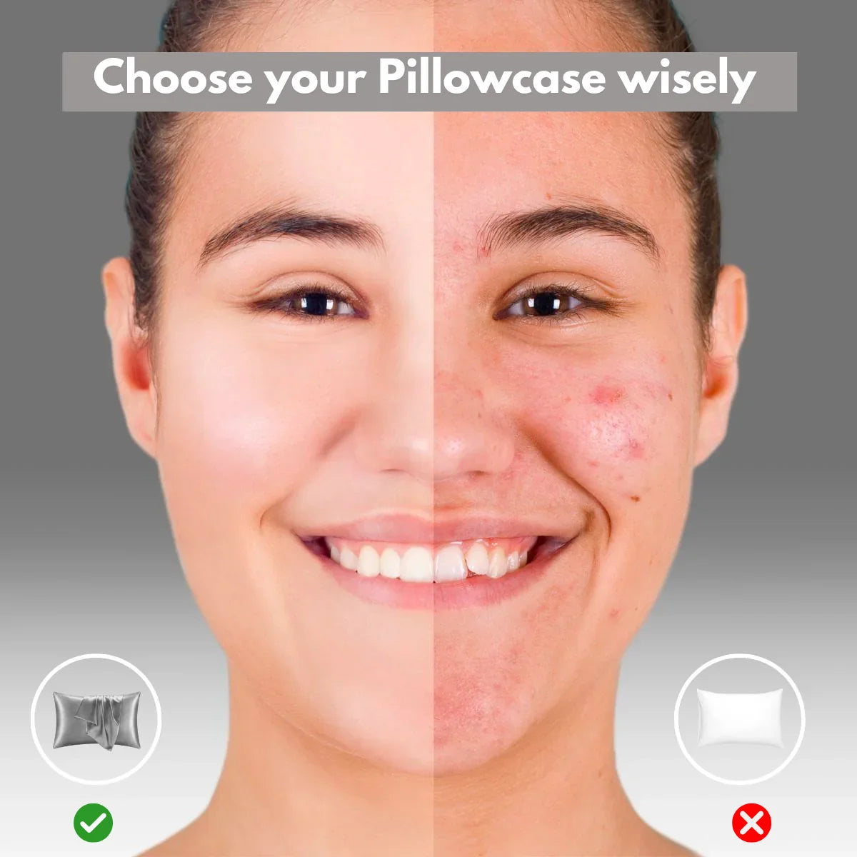 Wake Up Glowing - Anti-Aging Silk Pillowcase