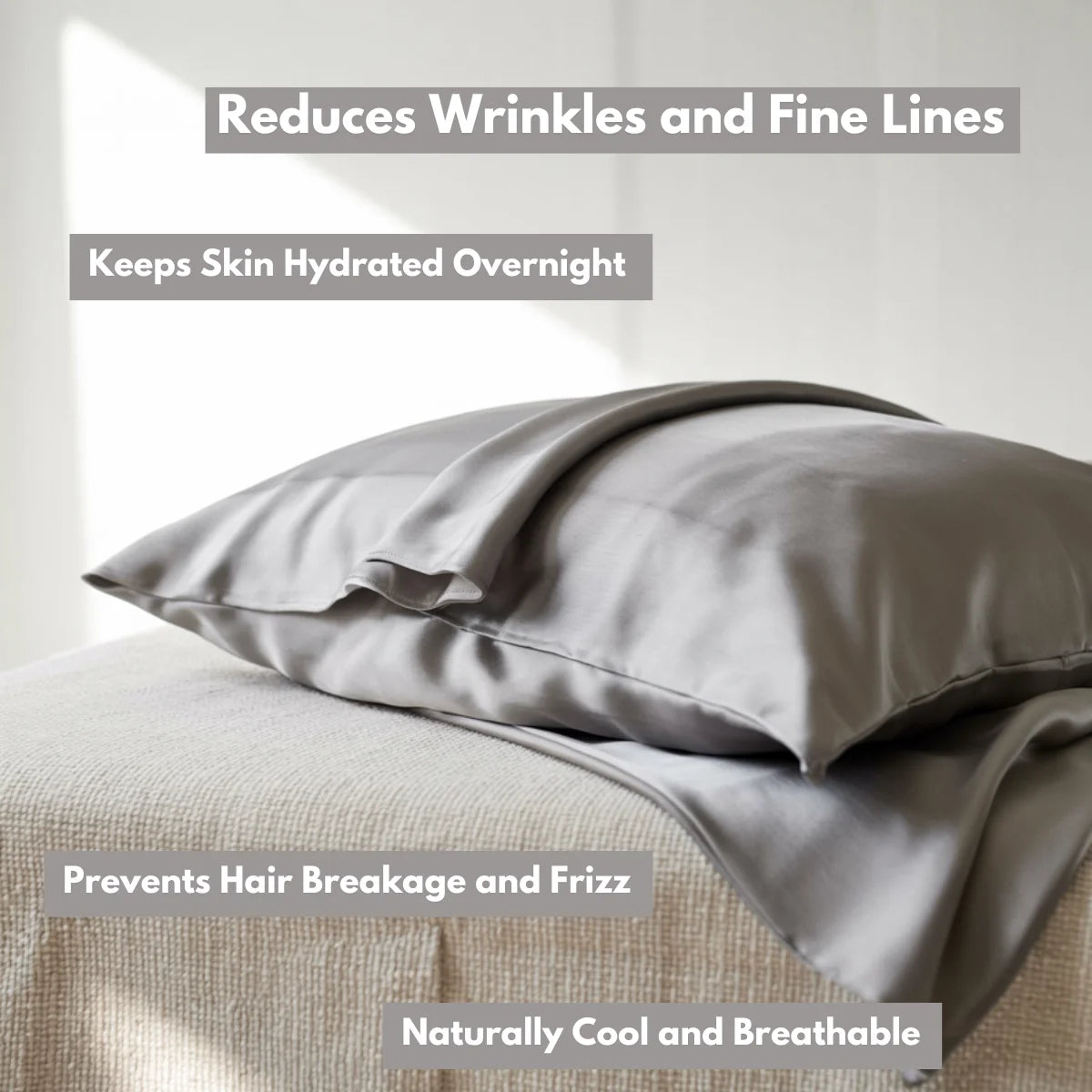 Wake Up Glowing - Anti-Aging Silk Pillowcase