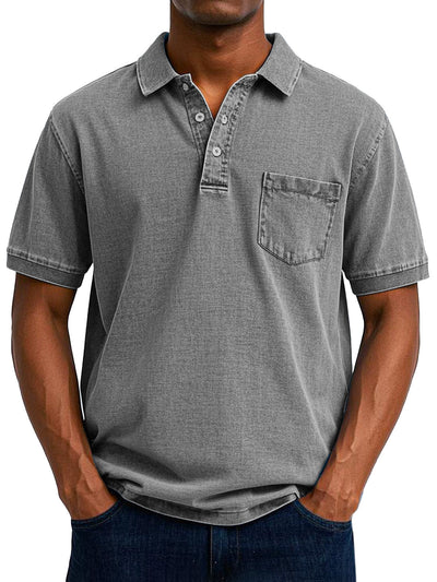 maxime™  | Chemise Polo Vintage Décontractée pour Homme