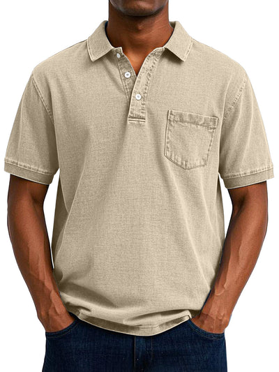 maxime™  | Chemise Polo Vintage Décontractée pour Homme