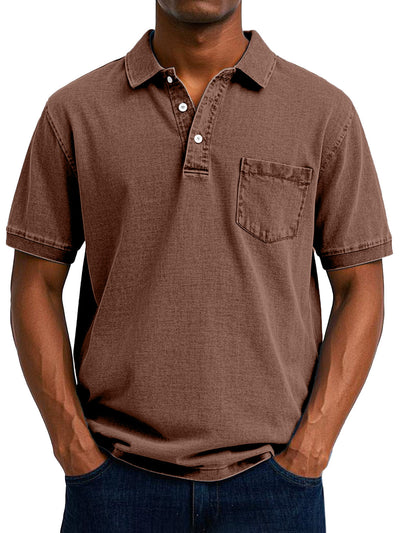 maxime™  | Chemise Polo Vintage Décontractée pour Homme