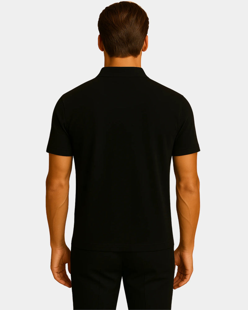Adriano Polo T-Shirt - Black