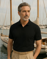 Adriano Polo T-Shirt - Black
