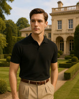 Adriano Polo T-Shirt - Black