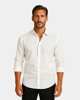Marco - Linen Shirt White