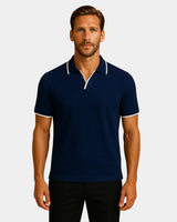 Davide Polo T-Shirt - Black