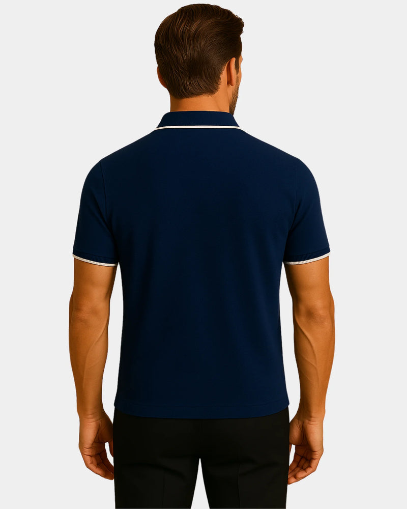 Davide Polo T-Shirt - Black