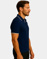 Davide Polo T-Shirt - Black