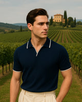 Davide Polo T-Shirt - Black