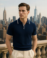Davide Polo T-Shirt - Black