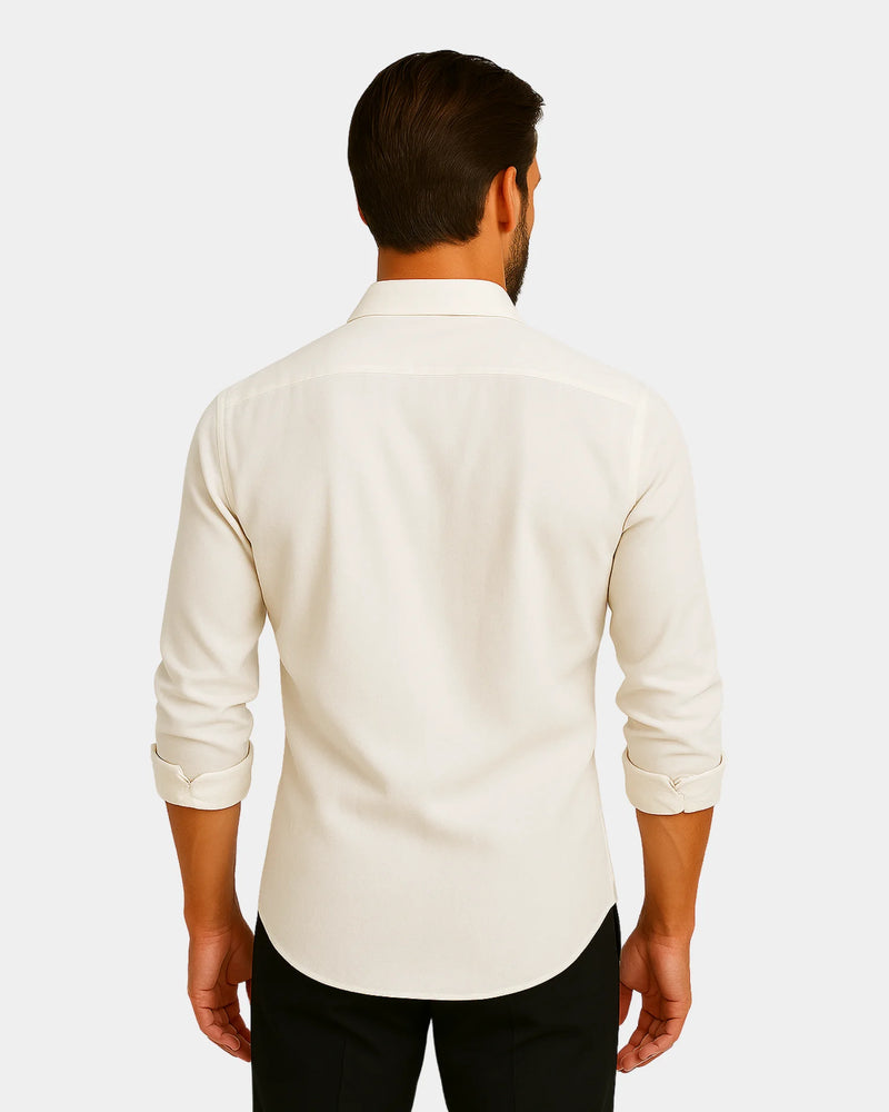 Marco - Linen Shirt White