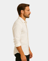 Marco - Linen Shirt White