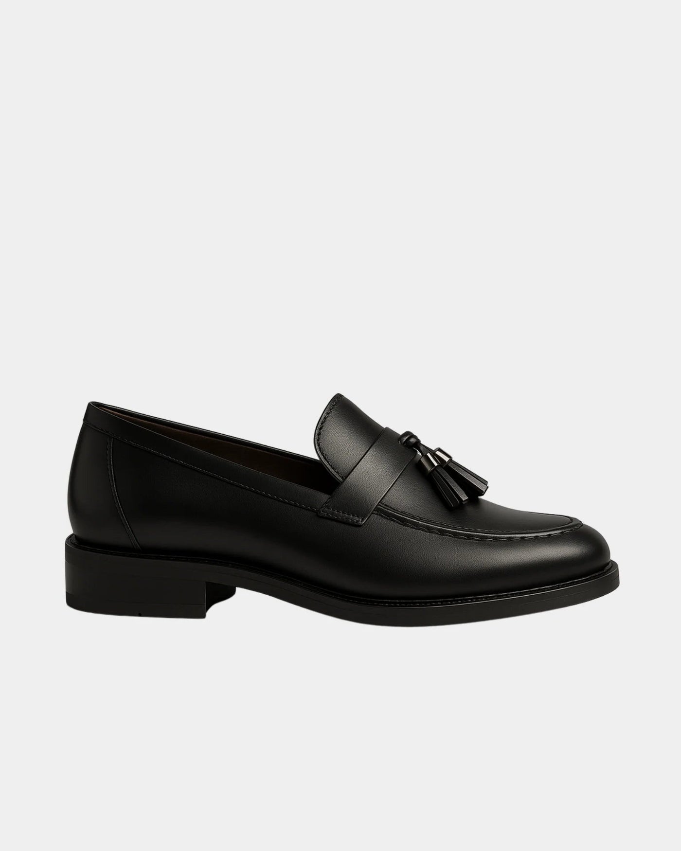 CLASSIC LEATHER LOAFER - BLACK