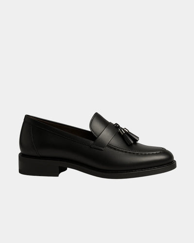 CLASSIC LEATHER LOAFER - BLACK
