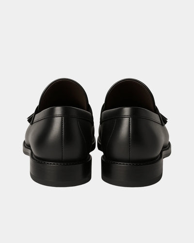 CLASSIC LEATHER LOAFER - BLACK