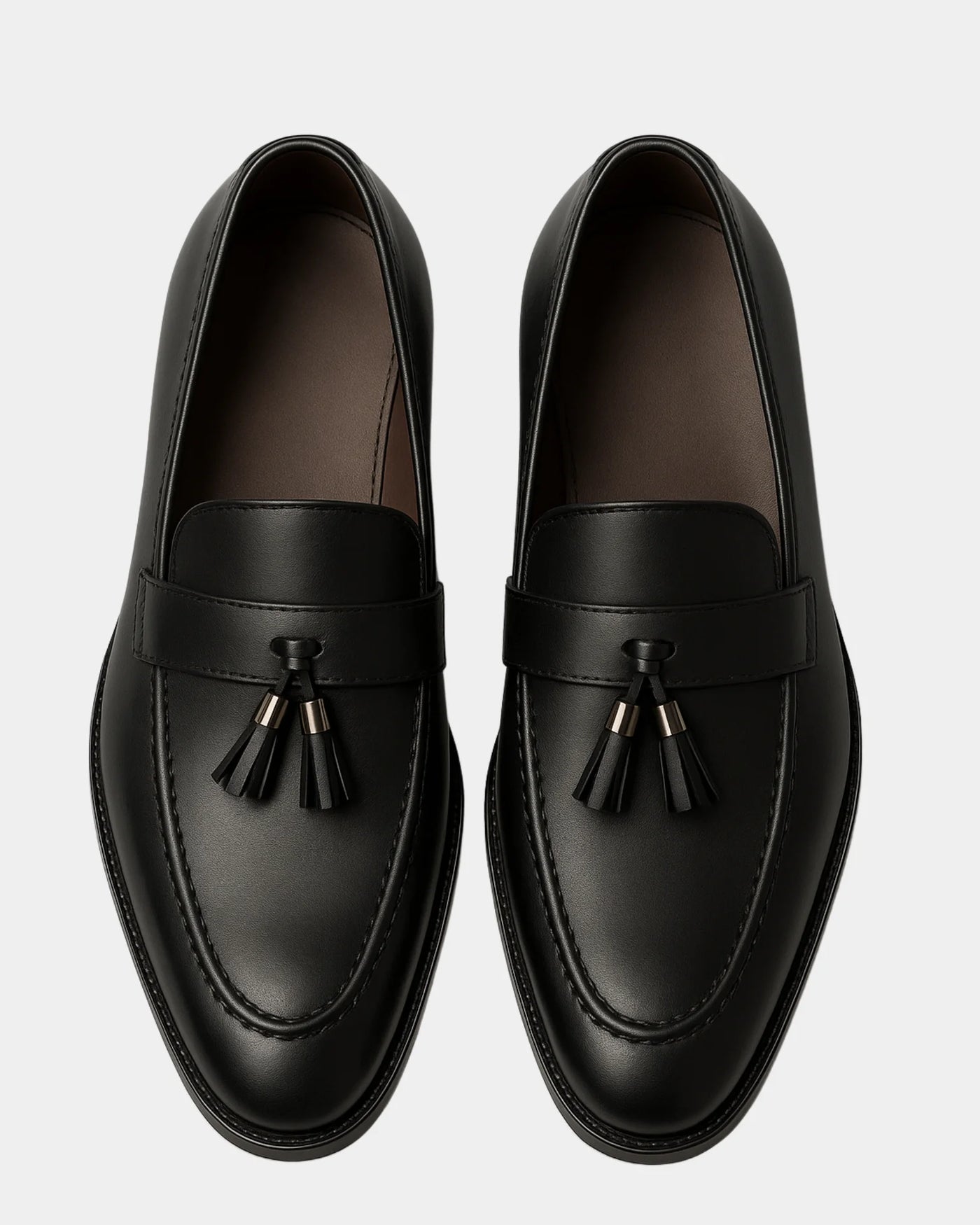 CLASSIC LEATHER LOAFER - BLACK