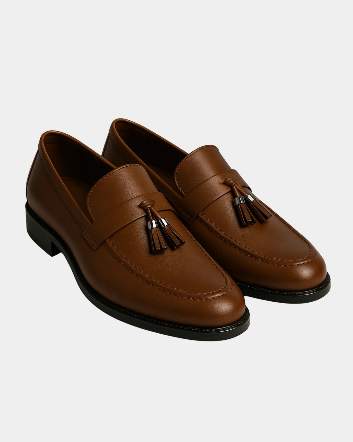 CLASSIC LEATHER LOAFER - BROWN