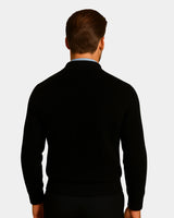 Marco Zip Sweatshirt - Black