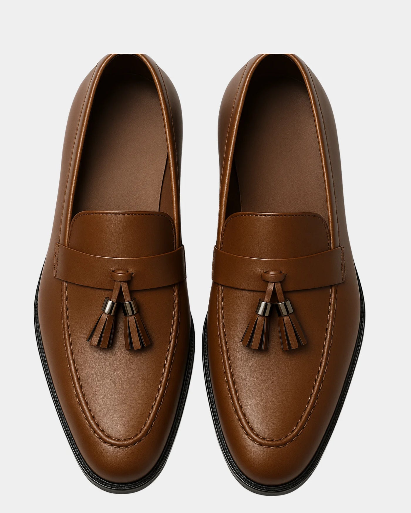 CLASSIC LEATHER LOAFER - BROWN