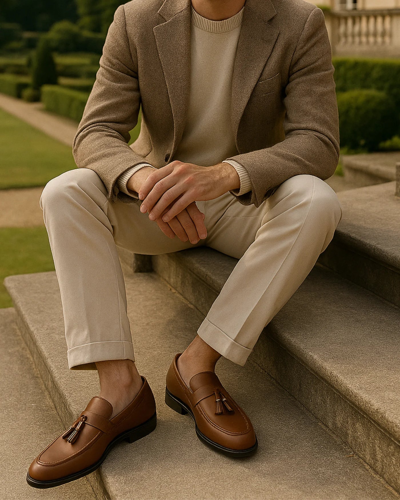 CLASSIC LEATHER LOAFER - BROWN
