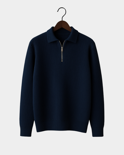 Marco Zip Sweatshirt - Blue