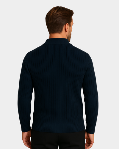 Marco Zip Sweatshirt - Blue