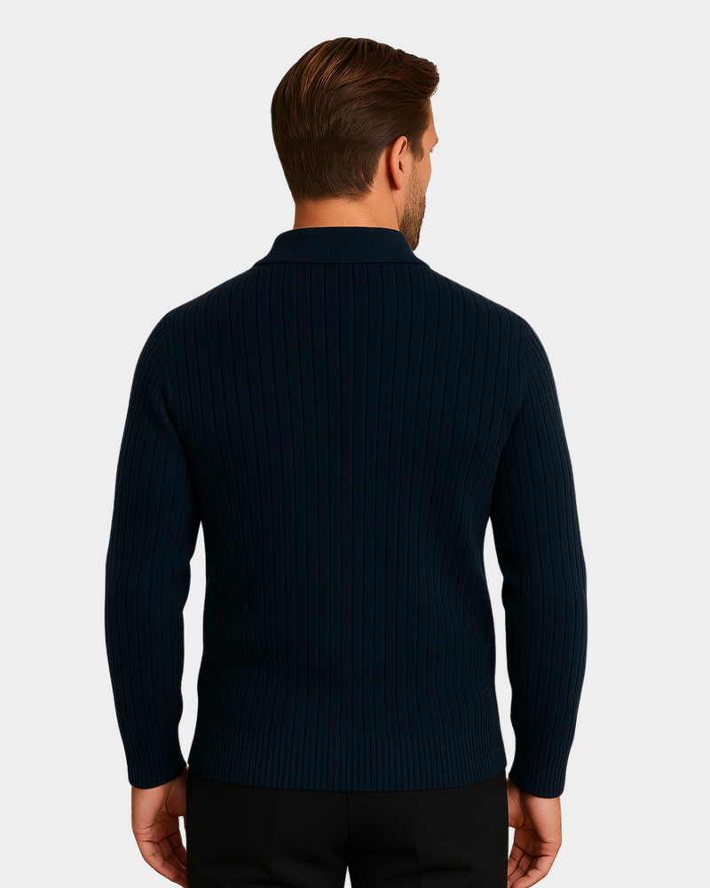 Marco Zip Sweatshirt - Blue