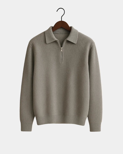 Marco Zip Sweatshirt - Grey