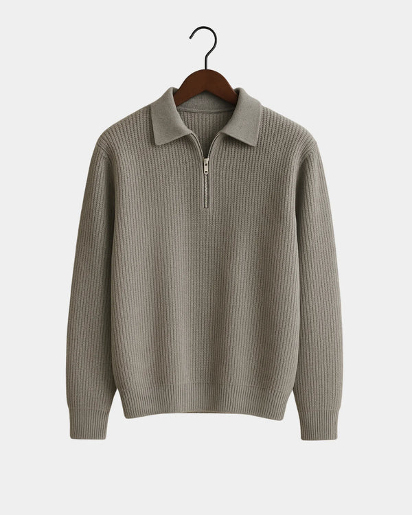 Marco Zip Sweatshirt - Grey