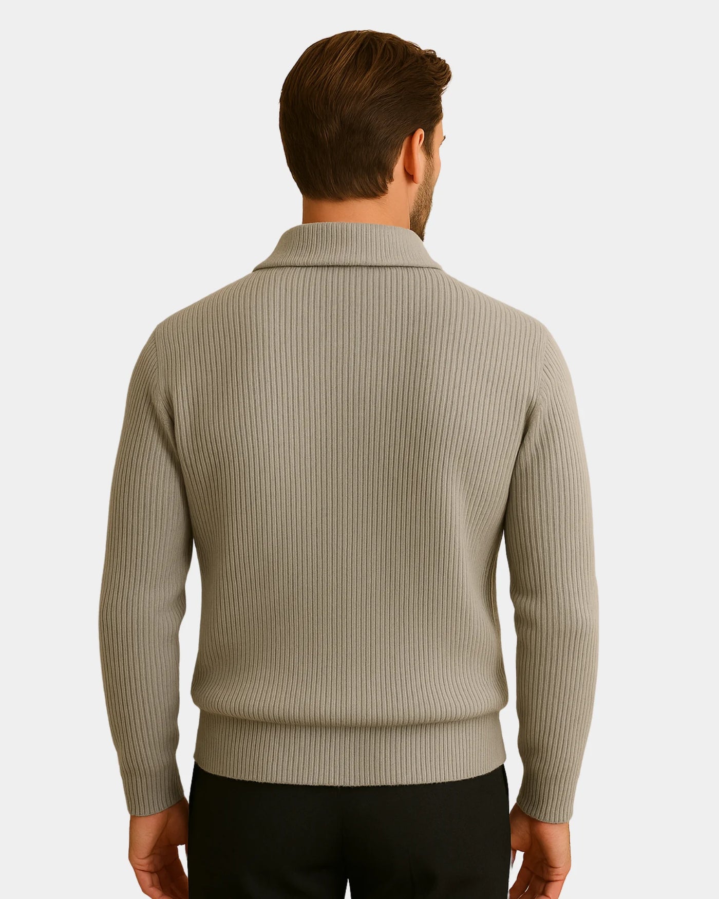 Marco Zip Sweatshirt - Grey