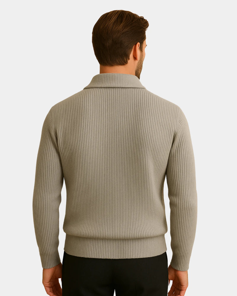 Marco Zip Sweatshirt - Grey