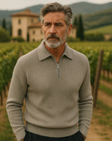 Marco Zip Sweatshirt - Grey