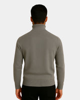 Roberto High Neck Sweatshirt - Grey