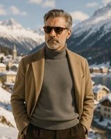 Roberto High Neck Sweatshirt - Grey