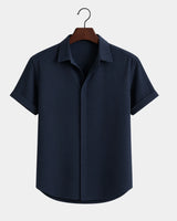 Domenico - Linen Shirt Blue