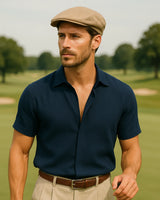 Domenico - Linen Shirt Blue