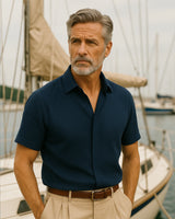 Domenico - Linen Shirt Blue