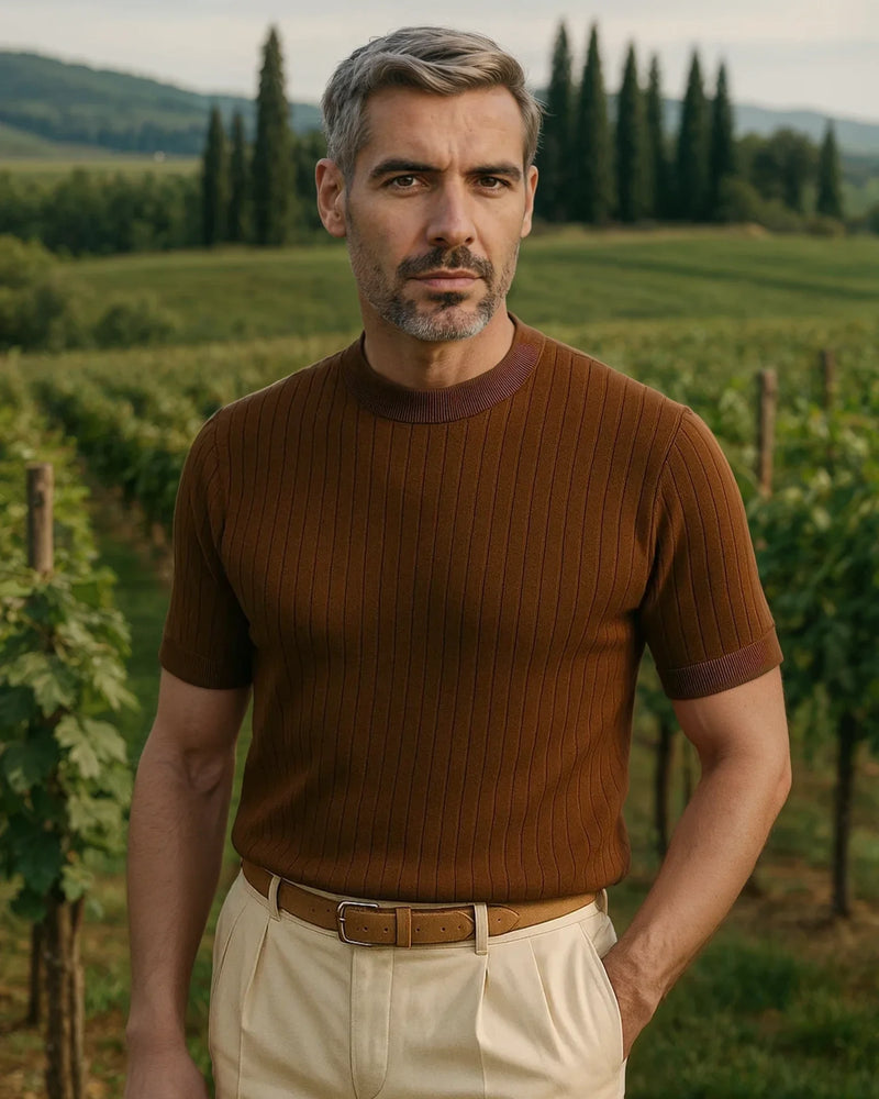 Roberto T-shirt - Brown