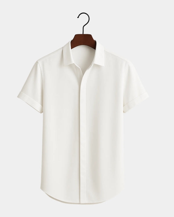 Domenico - Linen Shirt White