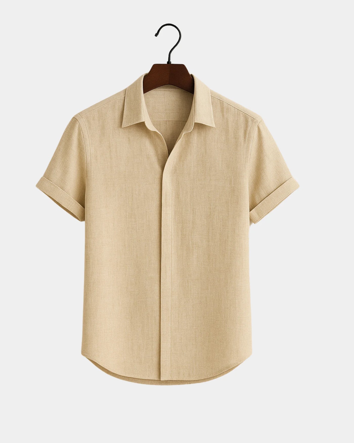 Domenico - Linen Shirt Khaki