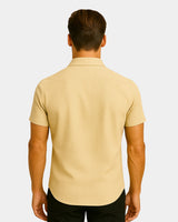 Domenico - Linen Shirt Khaki