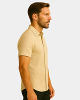 Domenico - Linen Shirt Khaki