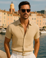 Domenico - Linen Shirt Khaki