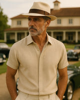 Domenico - Linen Shirt Khaki