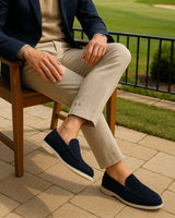 MARINA LOAFERS - NAVY BLUE