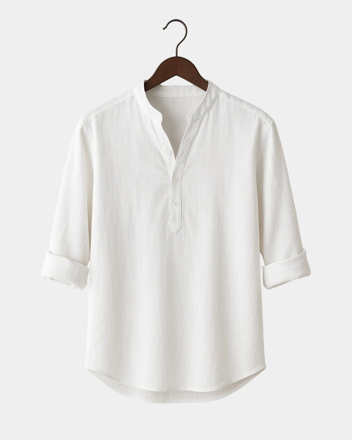 Lorenzo - Linen Shirt White
