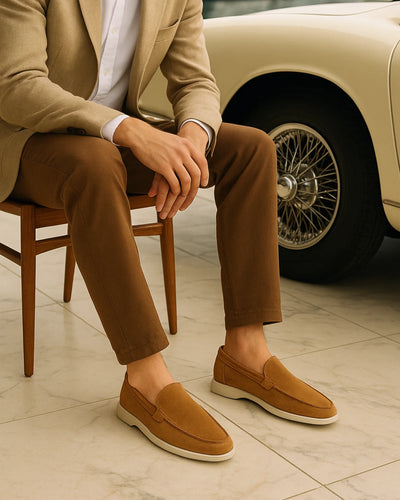 MARINA LOAFERS - GOLDEN BROWN