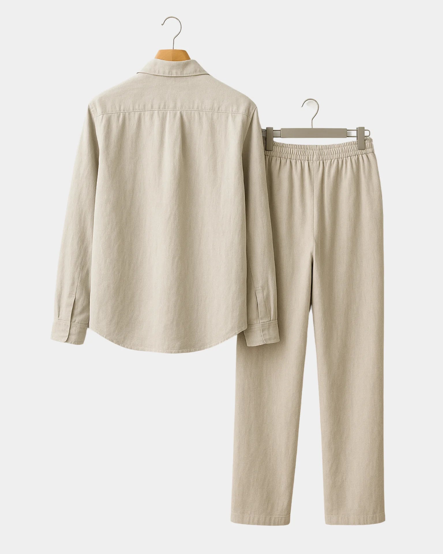 2 - PIECE LINEN SET - BEIGE
